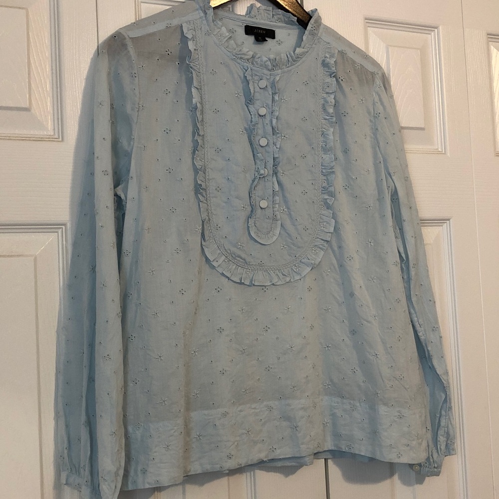 J. Crew Embroidered Top